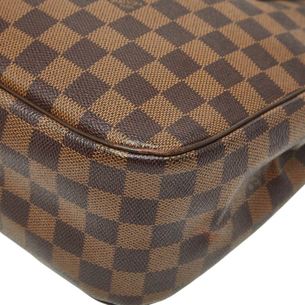 LOUIS VUITTON Authentic Brown Damier Leather Tote Bag - Picture 4 of 13